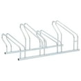 thumbnail image 1 of vidaXL Bicycle Stand for 4 Bikes Floor Freestanding Galvanized Steel, 1 of 6