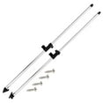 thumbnail image 1 of vidaXL Bimini Top Support Poles 2 pcs Aluminum, 1 of 9