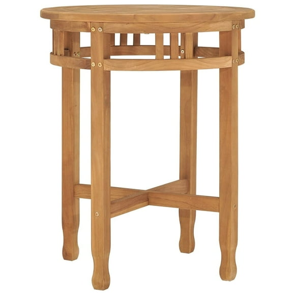 vidaXL Bistro Table 23.6"x29.7" Solid Teak Wood