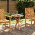 thumbnail image 1 of vidaXL Bistro Table Brown 27.6" x 27.6" x 29.5" Solid teak wood, 1 of 5