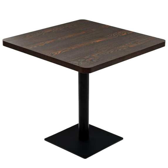 vidaXL Bistro Table MDF Steel French Side Stand Desk Multi Sizes Dark Ash/Oak
