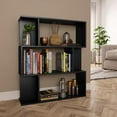 thumbnail image 1 of vidaXL Book Cabinet/Room Divider Chipboard Bookshelf Bookcase Multi Colors, 1 of 36