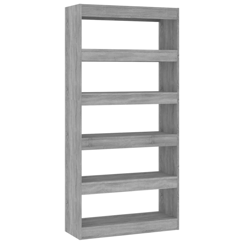 vidaXL Book Room Divider Display Book Rack Bookshelf Engineered