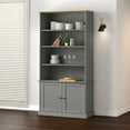 thumbnail image 1 of vidaXL Bookcase Storage 3 Shelf Bookcase for Living Room VIGO Solid Wood Pine, 1 of 28
