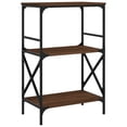 thumbnail image 1 of vidaXL Bookcase Storage Bookshelf Display Book Cabinet Black Engineered Wood, 1 of 66