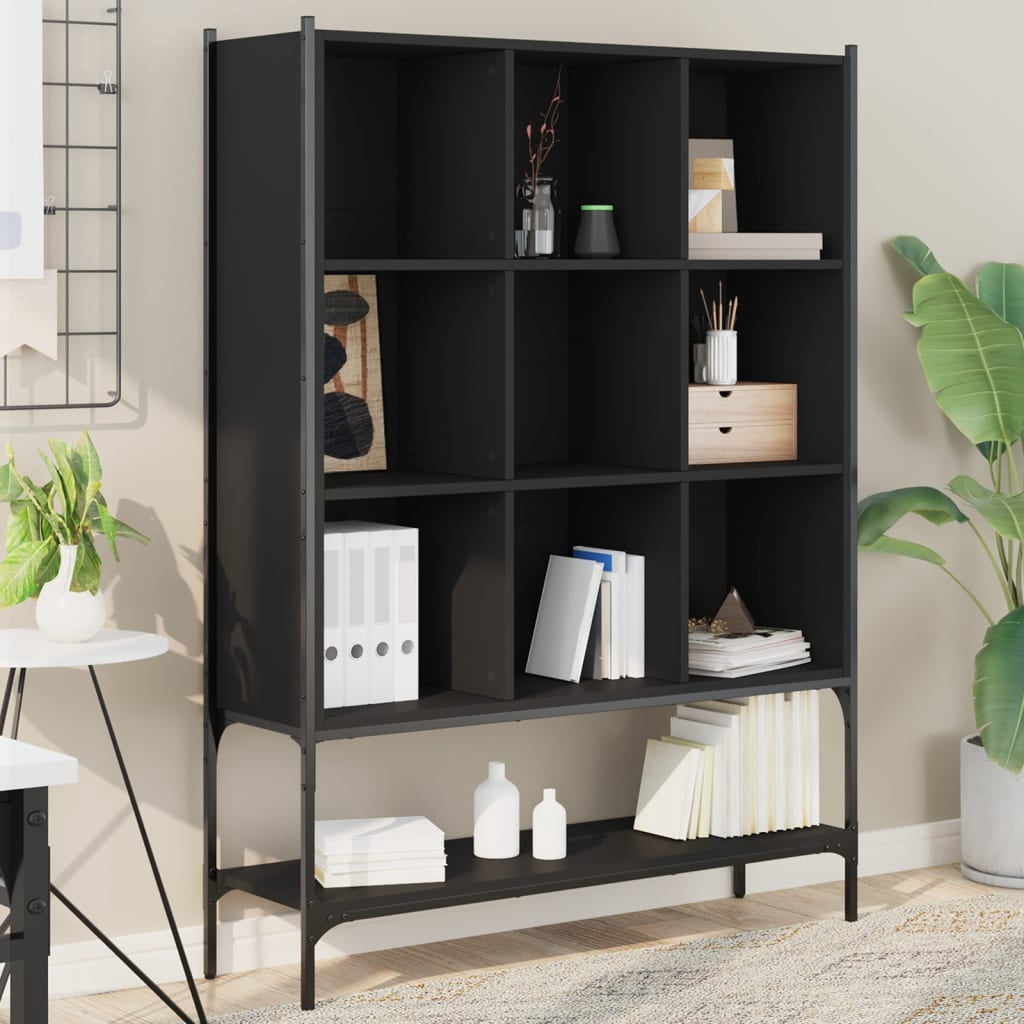 vidaXL Bookcase Storage Room Divider Bookshelf Display Rack Engineered ...