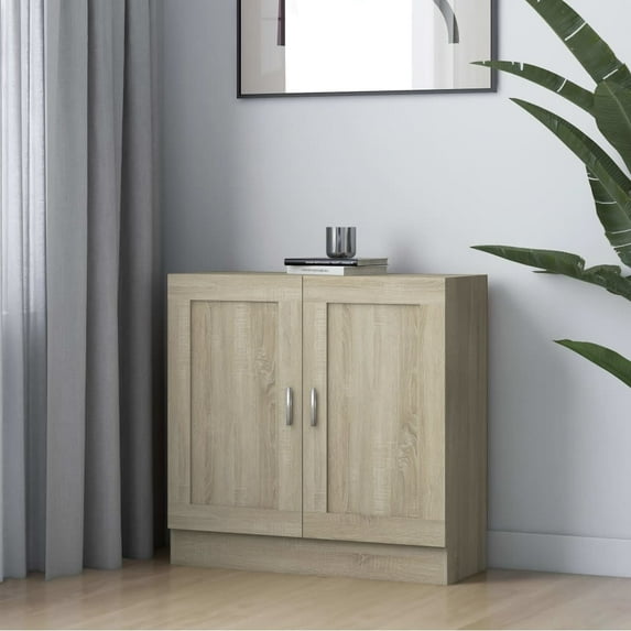 vidaXL Bookshelf Book Cabinet Storage Cupboard File Cabinet Engineered Wood