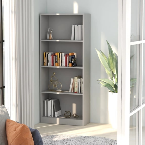 vidaXL Bookshelf Engineered Wood Storage Side Cabinet Stand Multi Colors/Sizes