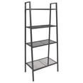 thumbnail image 1 of vidaXL Bookshelf Ladder Bookcase Plant Display Shelving Unit 4 Tiers Metal, 1 of 20
