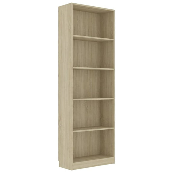 vidaXL Bookshelf Storage Shelf Wall Bookcase Standing Shelves Engineered Wood