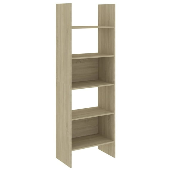 vidaXL Bookshelf Wall Book Rack Book Cabinet Standing Shelves Engineered Wood