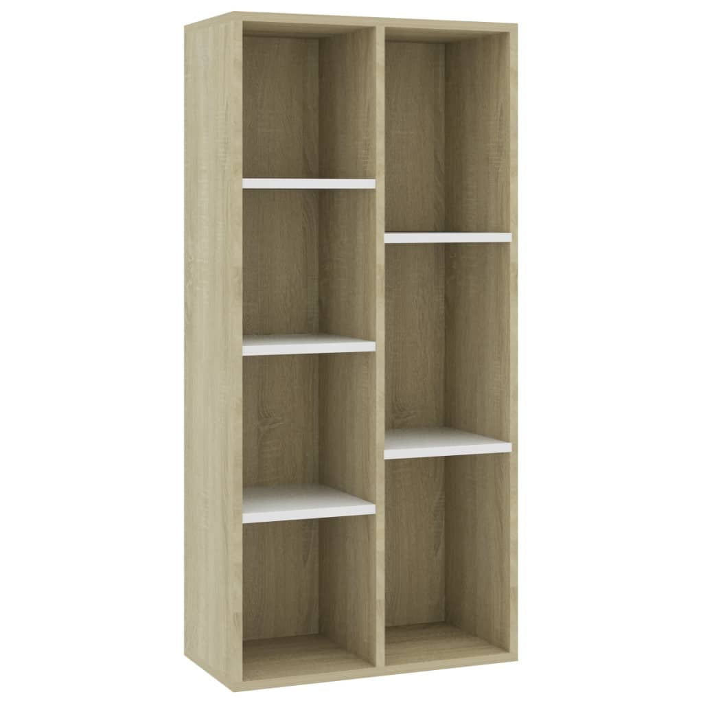 vidaXL Bookshelf Wall Book Rack Book Cabinet Standing Shelves ...