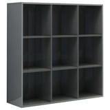 vidaXL Bookshelf Wall Book Rack Book Cabinet Standing Shelves ...