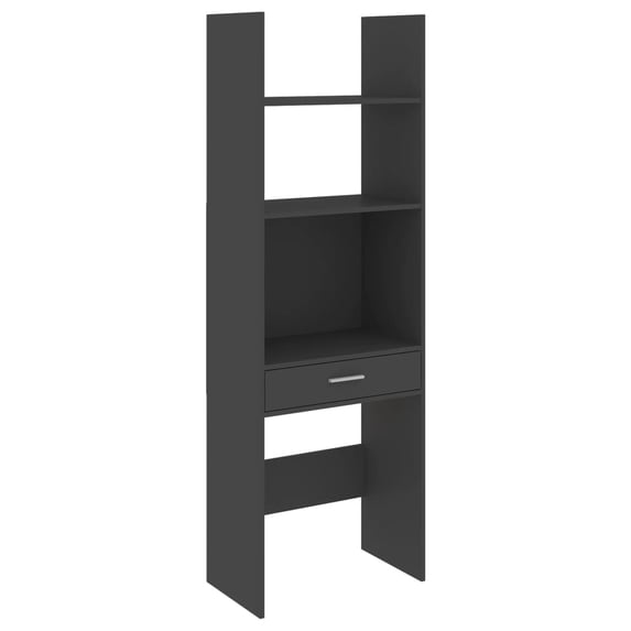 vidaXL Bookshelf Wall Book Rack Book Cabinet Standing Shelves Engineered Wood