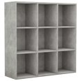 thumbnail image 1 of vidaXL Bookshelf Wall Book Rack Book Cabinet Standing Shelves Engineered Wood, 1 of 20