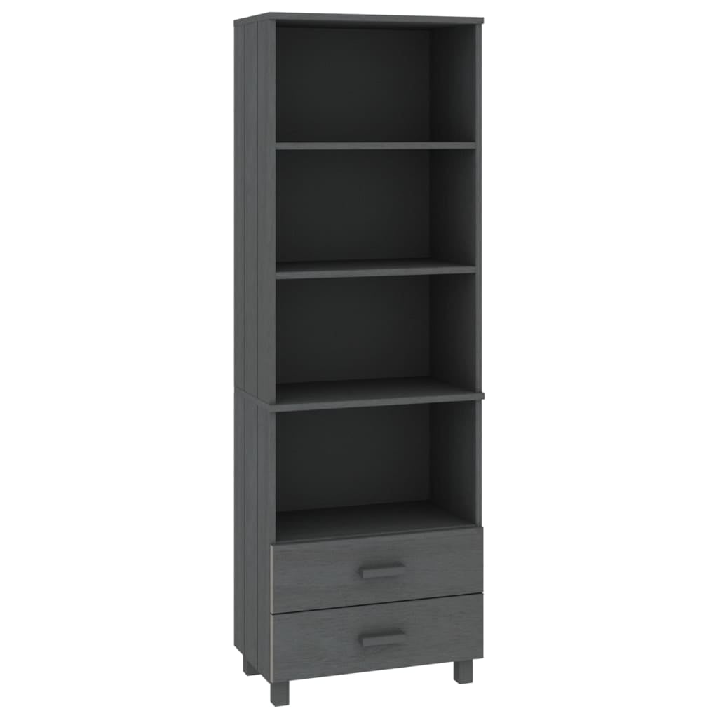 vidaXL Bookshelf Entryway with Storage HAMAR Solid Wood