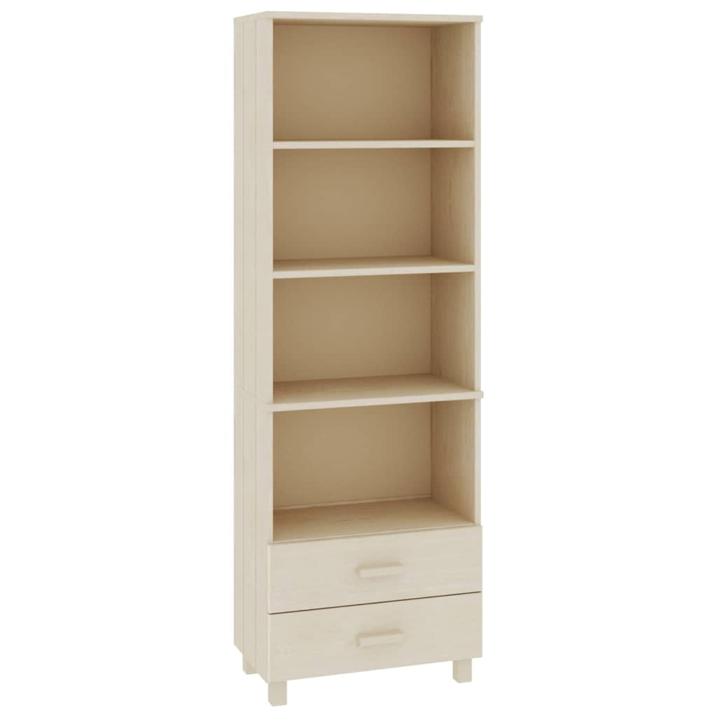 vidaXL Bookshelf Entryway with Storage HAMAR Solid Wood