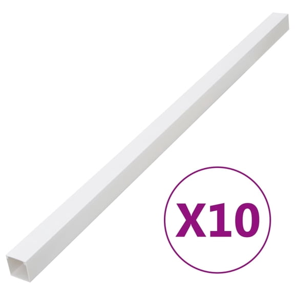 vidaXL 32.8' Cable Cover, White