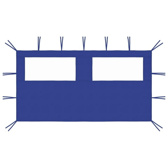 vidaXL Canopy Sidewall Patio Pavilion Panel Walls Gazebo Sidewall with Windows