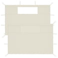 thumbnail image 1 of vidaXL Gazebo Sidewalls with Windows 2 pcs Cream, 1 of 4