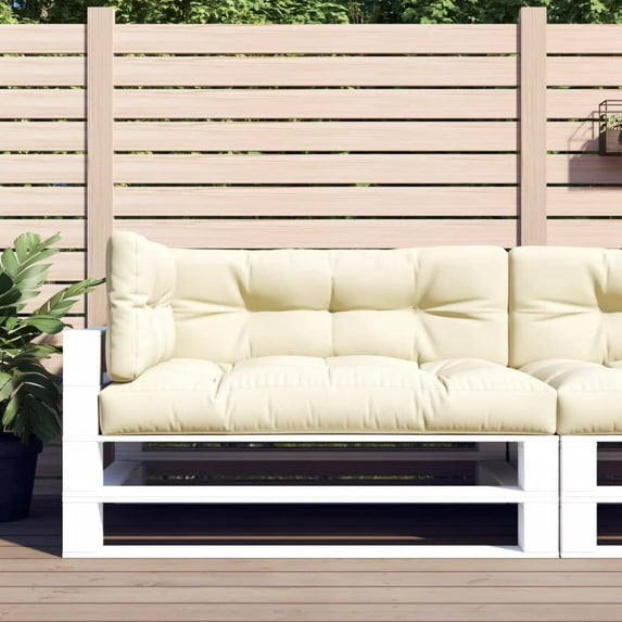 vidaXL Chair Cushion 3 Pcs Water Repellent Outdoor Cushion Sofa Pad Fabric