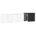 thumbnail image 1 of vidaXL Chicken Coop Multipurpose Chicken House with Mesh Cage Galvanized Steel, 1 of 17