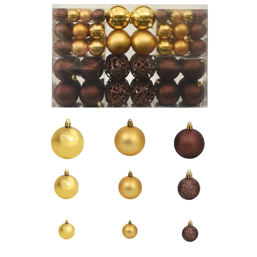 Multicolor Shatterproof Plastic Christmas Ball Ornament Set
