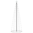 thumbnail image 1 of vidaXL Christmas Cone Tree Decoration Artificial Christmas Tree with LEDs, 1 of 19