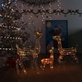 thumbnail image 1 of vidaXL Christmas Decoration Pre-Lit Christmas Reindeer Family with 201 LEDs, 1 of 11