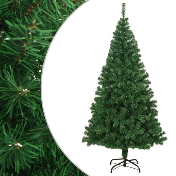 vidaXL Christmas Tree Artificial Xmas Tree with Stand and Thick Branches PVC