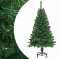 thumbnail image 1 of vidaXL Christmas Tree Artificial Xmas Tree with Stand and Thick Branches PVC, 1 of 5