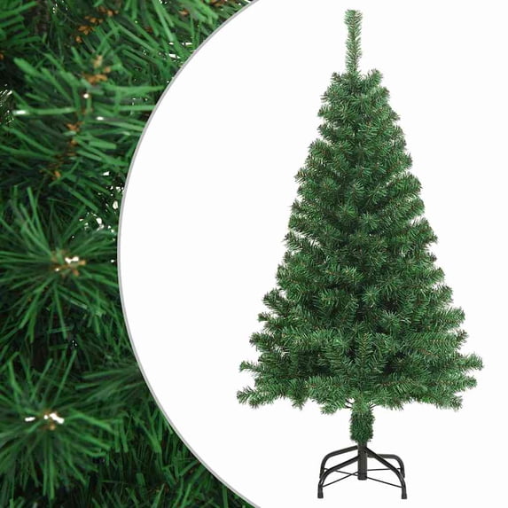 vidaXL Christmas Tree Artificial Xmas Tree with Stand and Thick Branches PVC