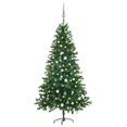 thumbnail image 1 of vidaXL Christmas Tree Decoration Artificial Xmas Tree with LEDs and Ball Set, 1 of 12