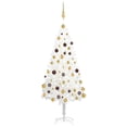 thumbnail image 1 of vidaXL Christmas Tree Decoration Artificial Xmas Tree with LEDs and Ball Set, 1 of 12