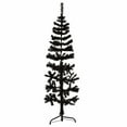 thumbnail image 1 of vidaXL Slim Half Artificial Christmas Tree with Stand, 1 of 8