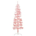 thumbnail image 1 of vidaXL Christmas Tree Slim Artificial Half with Stand, 1 of 10