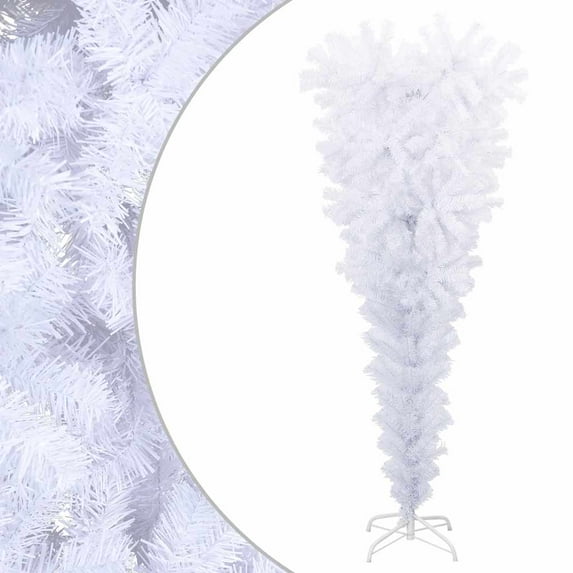 vidaXL Christmas Tree Decoration Upside-down Artificial Xmas Tree with Stand