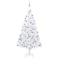 thumbnail image 1 of vidaXL Christmas Tree Holiday Artificial Xmas Tree with LEDs and Ball Set PVC, 1 of 66