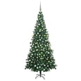 thumbnail image 1 of vidaXL Christmas Tree Holiday Artificial Xmas Tree with LEDs and Ball Set, 1 of 12