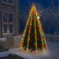 thumbnail image 1 of vidaXL Holiday String Tree Lights 98.4 in Colorful PVC with Decorative Inlays, Festive Christmas Lighting Style, 1 of 8