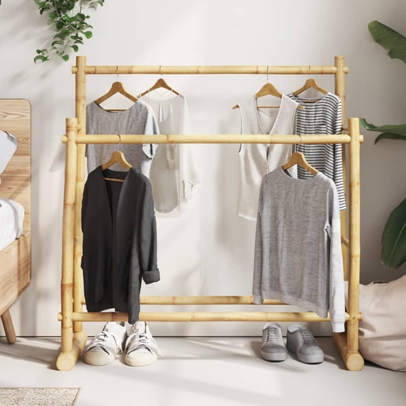 vidaXL Clothes Rack 39.4"x11.8"x39.4" Bamboo