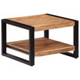 thumbnail image 1 of vidaXL Coffee Table 23.6"x23.6"x15.7" Solid Acacia Wood, 1 of 11