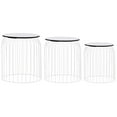 thumbnail image 1 of vidaXL Coffee Table 3 pcs Round End Table Sofa Table Living Room Furniture, 1 of 10