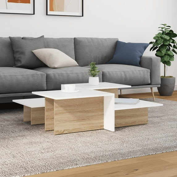 vidaXL Coffee Table Accent End Side Sofa Table for Living Room Engineered Wood