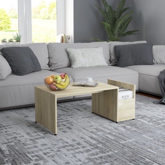 vidaXL Coffee Table Accent End Sofa Table for Living Room Engineered Wood