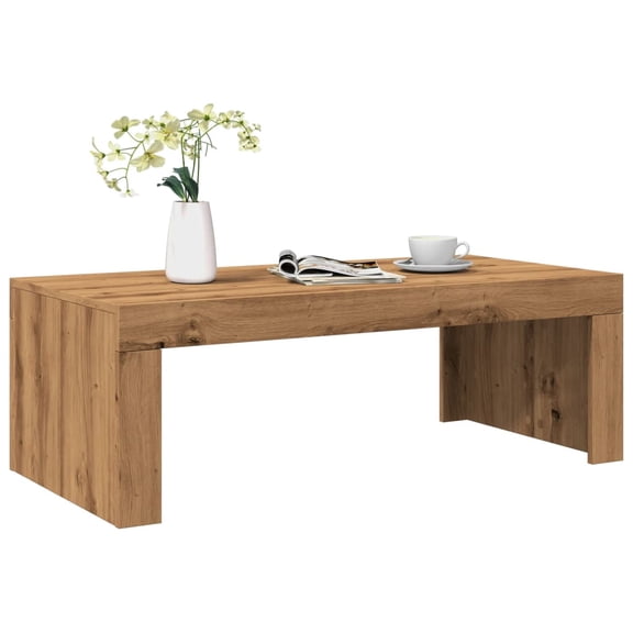 vidaXL Coffee Table Artisan Oak Engineered Wood Standard Modern