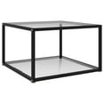 thumbnail image 1 of vidaXL Coffee Table End Table Living Room Accent Sofa Table Tempered Glass, 1 of 4