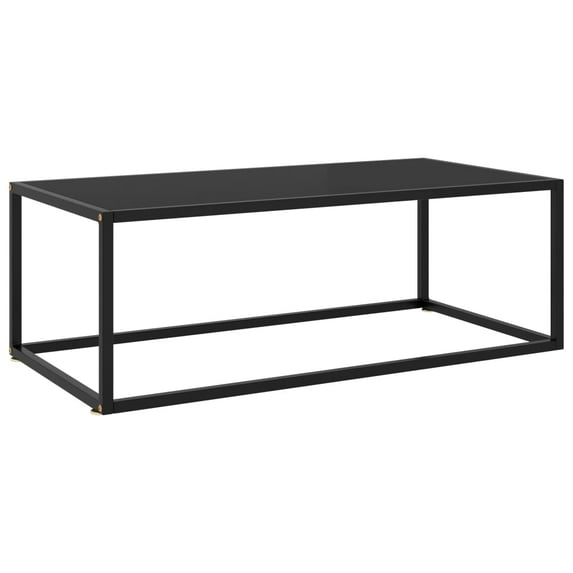 vidaXL Coffee Table End Table Living Room Accent Sofa Table Tempered Glass