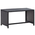 thumbnail image 1 of vidaXL Coffee Table End Table Lounge Sofa Table Outdoor Furniture Poly Rattan, 1 of 25