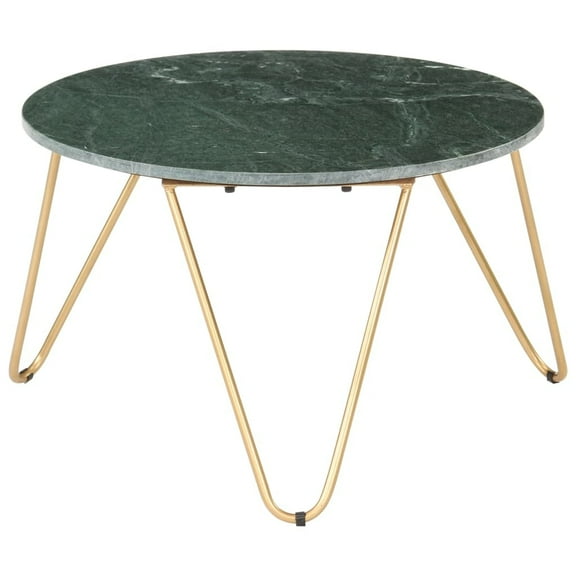 vidaXL Coffee Table End Table Side Sofa Table Real Stone with Marble Texture